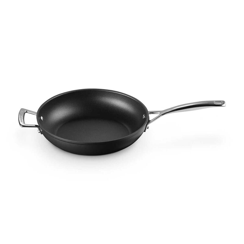 Le Creuset Toughened Non-Stick Deep Frying Pan with Helper Handle 28cm image number 0